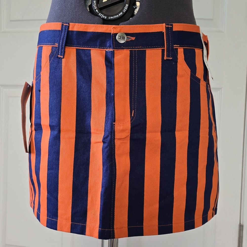 NWT Game Bibs NFL Broncos Mini Skirt 10